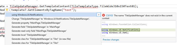 Adding Missing Namespace
